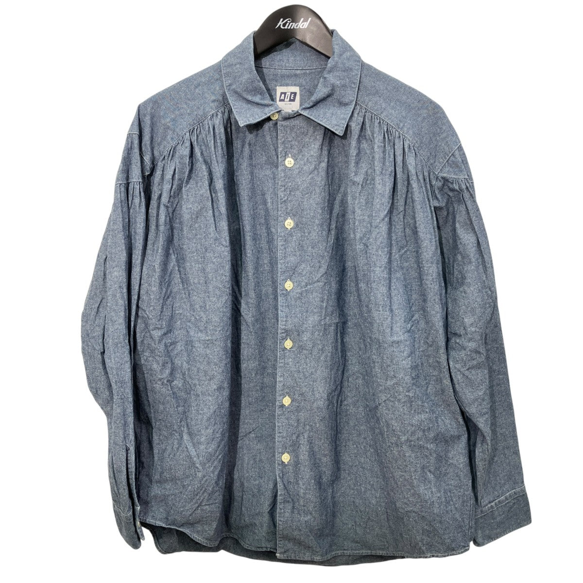 AiE Painter Shirtデニムシャツ 古着・中古-1枚目のアイテム画像