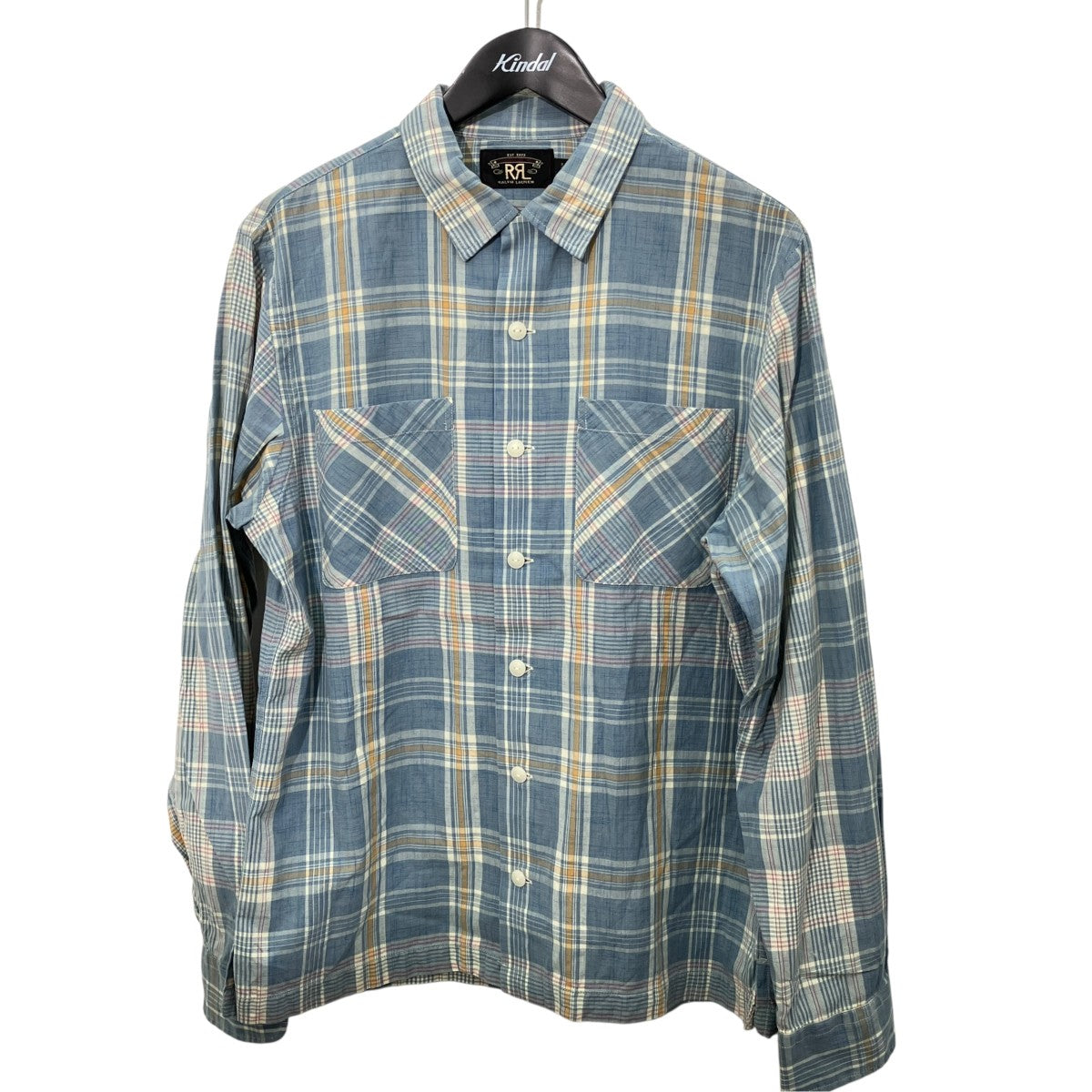 RRL チェックシャツチェック長袖シャツ 古着・中古-1枚目のアイテム画像