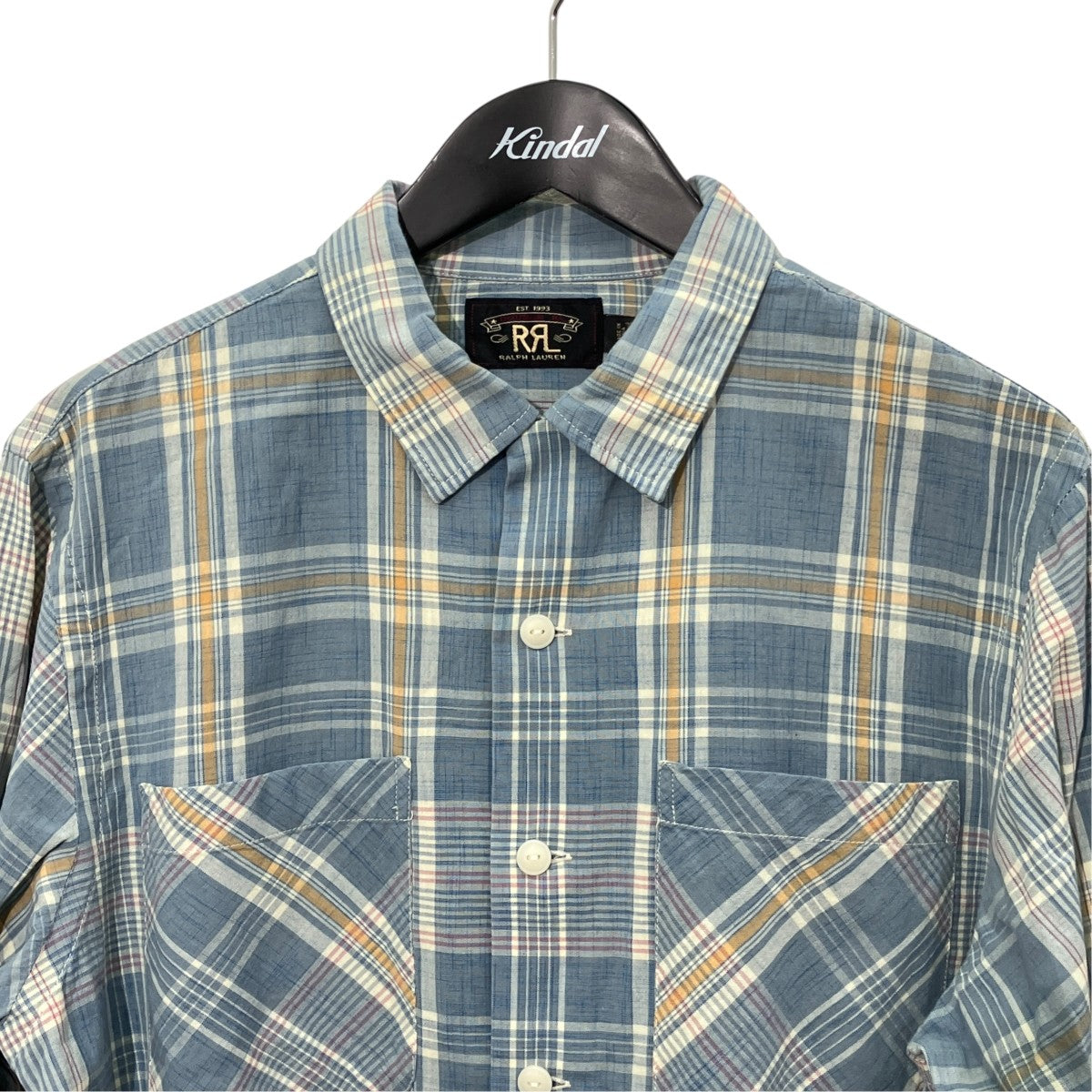 RRL チェックシャツチェック長袖シャツ 古着・中古-3枚目のアイテム画像