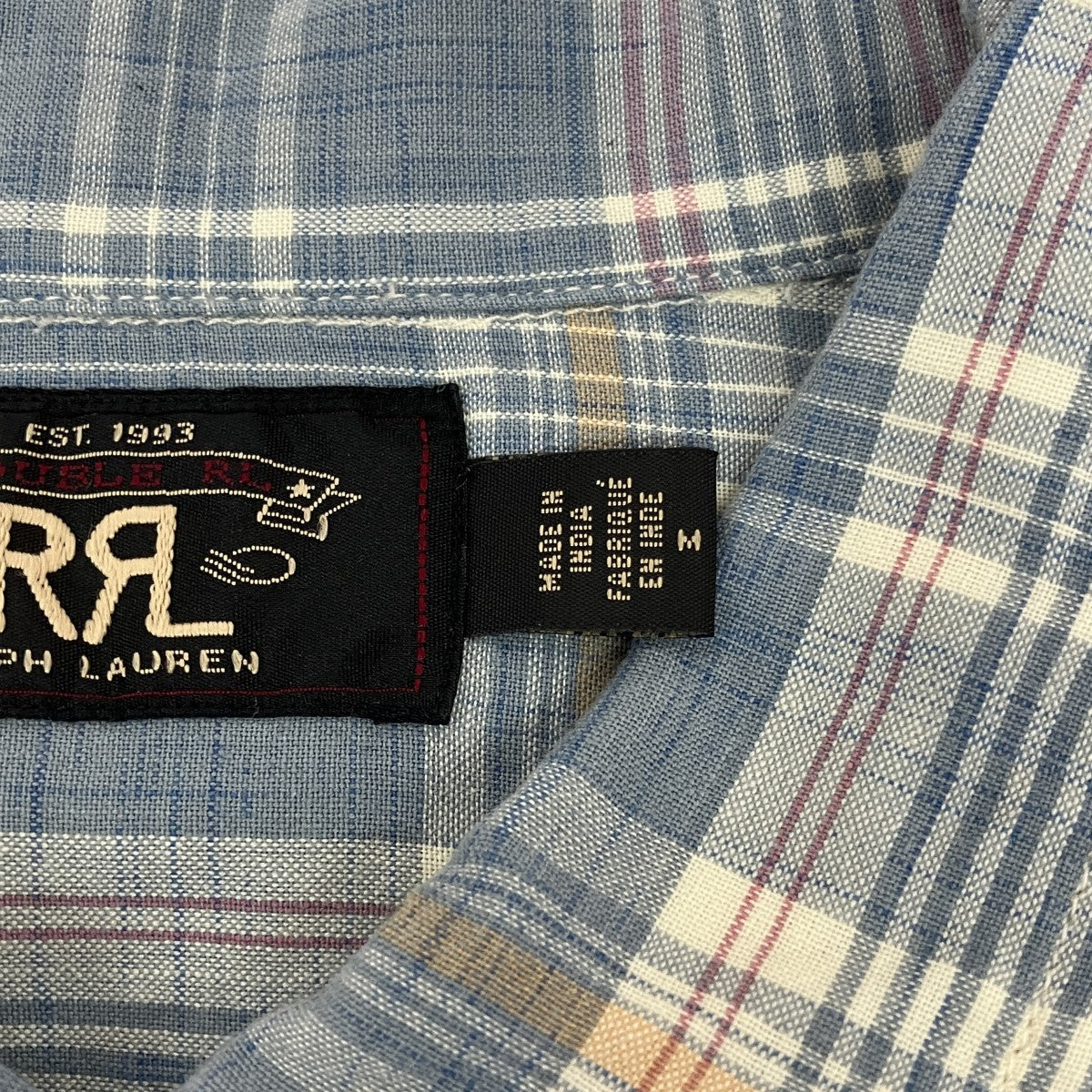 RRL チェックシャツチェック長袖シャツ 古着・中古-5枚目のアイテム画像