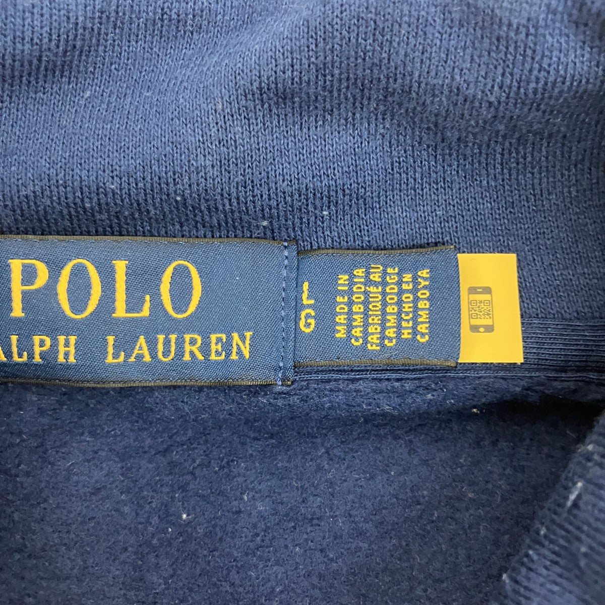 POLO RALPH LAUREN ハーフジップスウェット 古着・中古-5枚目のアイテム画像