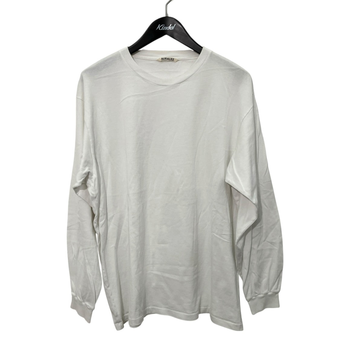 AURALEE LUSTER PLAITING L／S TEEロングスリーブTシャツA00SP01GT 古着・中古-1枚目のアイテム画像