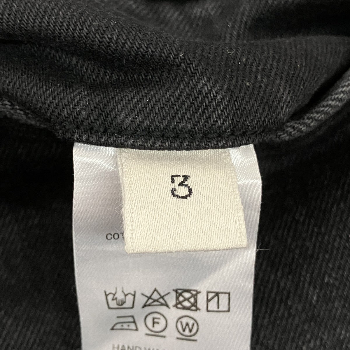 unfil 14oz organic cotton denim 2tuck trousersデニムパンツWZFL-UM212 古着・中古-8枚目のアイテム画像