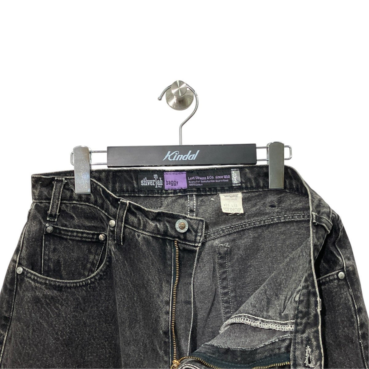 LEVI’S 90s SilverTab baggyカットオフデニムパンツ 古着・中古-3枚目のアイテム画像