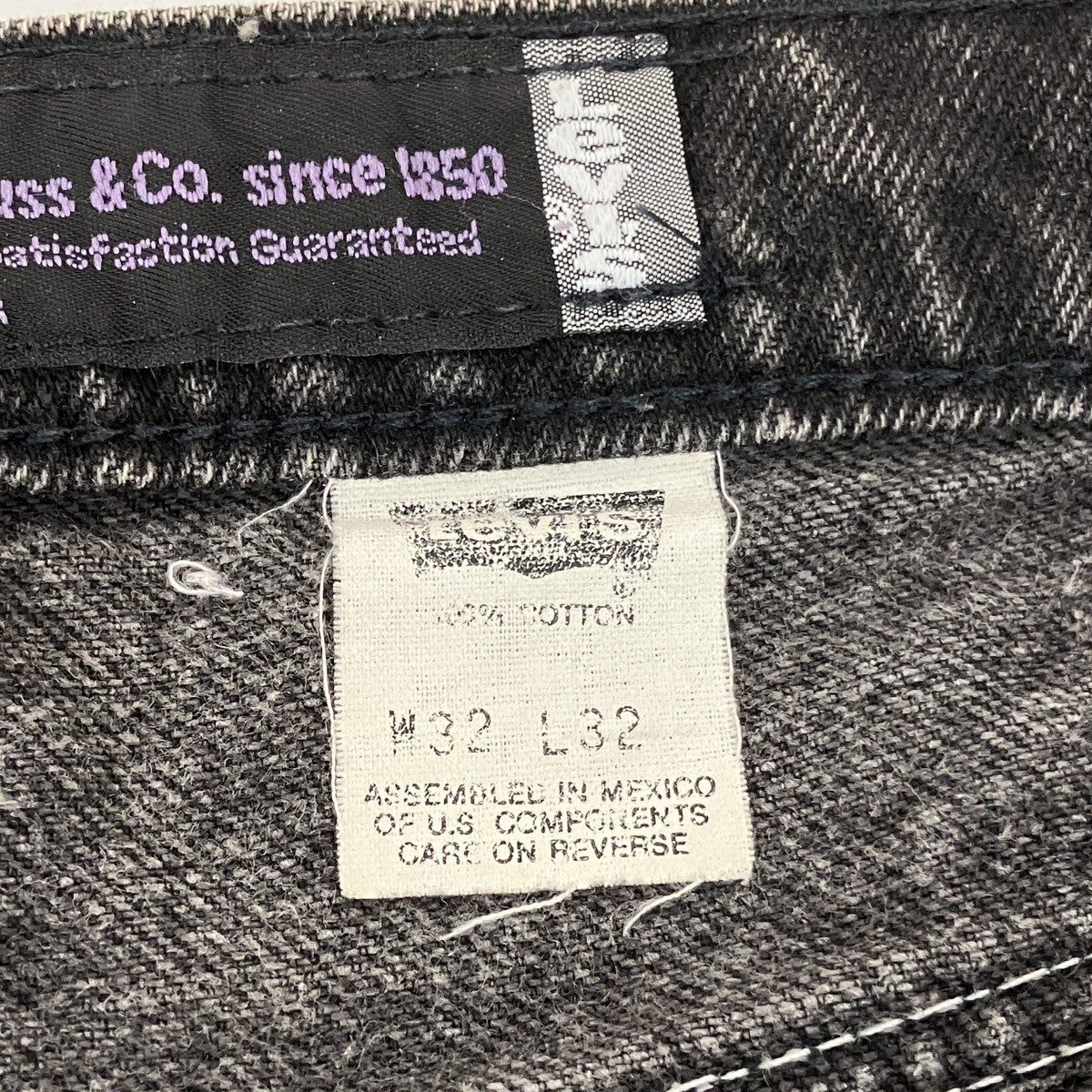 LEVI’S 90s SilverTab baggyカットオフデニムパンツ 古着・中古-6枚目のアイテム画像