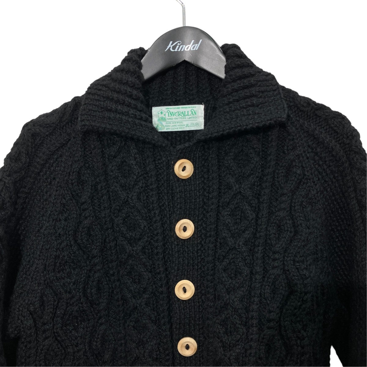 INVERALLAN ニットカーディガン 古着・中古-3枚目のアイテム画像