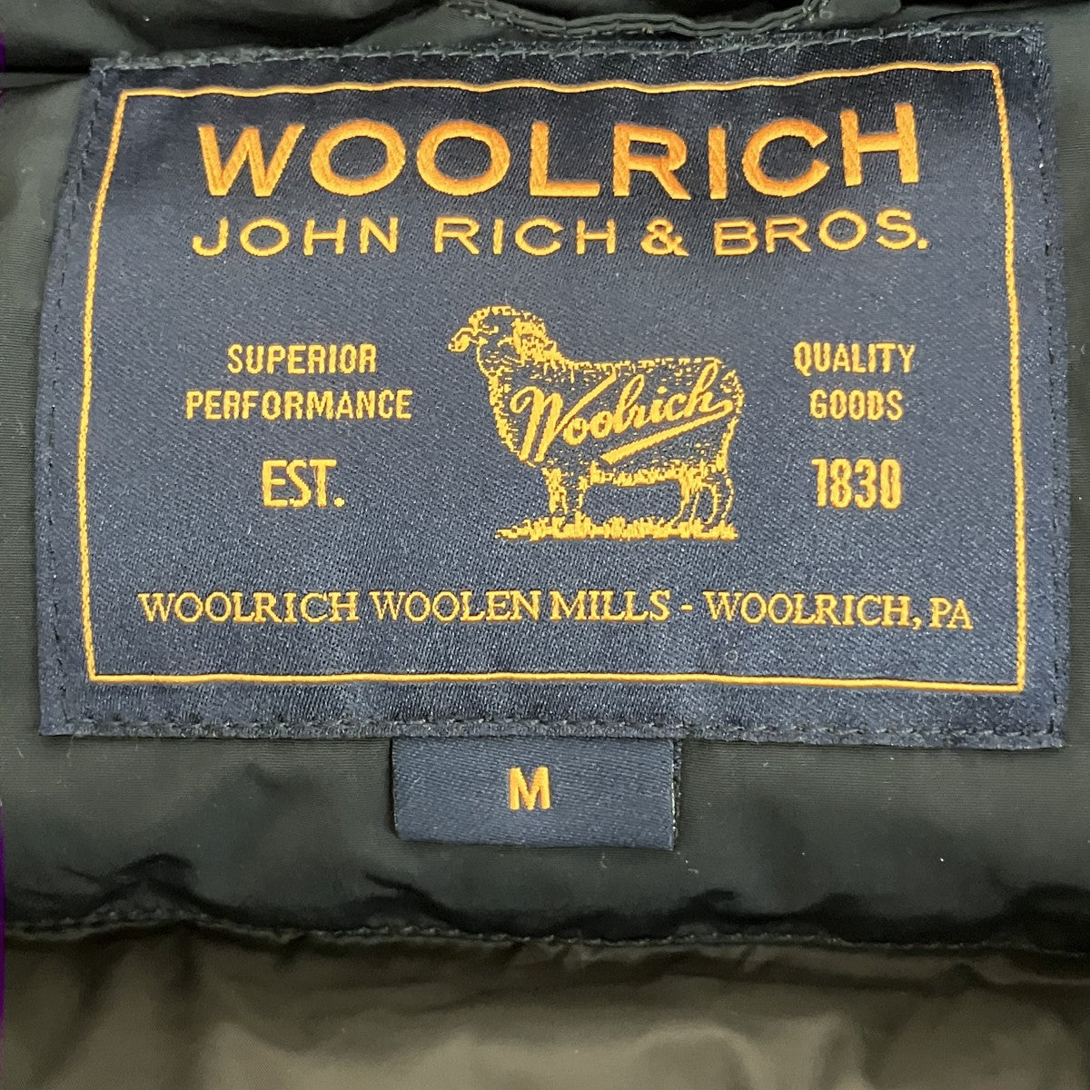 WOOLRICH ダウンベスト1602164 古着・中古-5枚目のアイテム画像