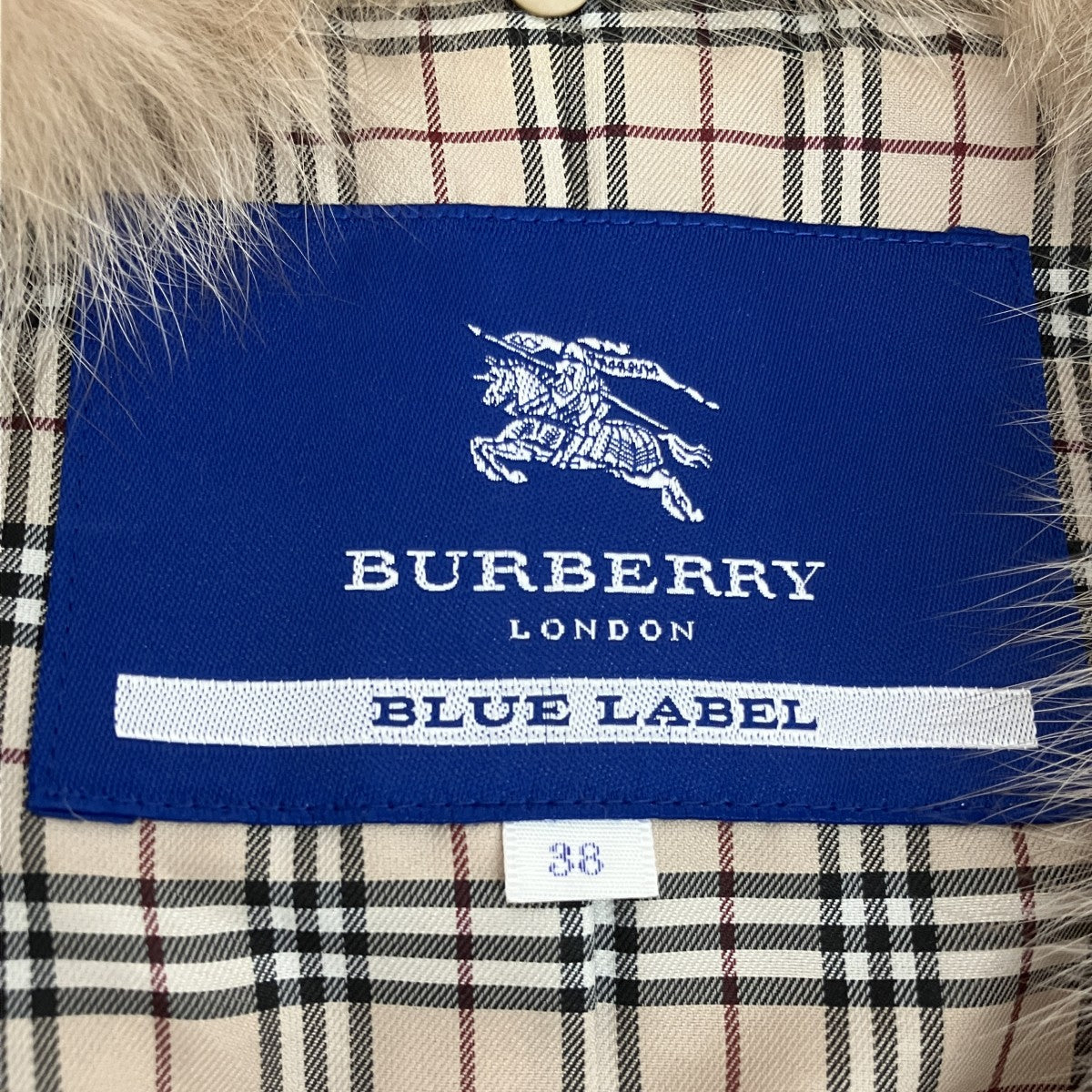 BURBERRY BLUE LABEL ロングコートFNF10-814-40 古着・中古-5枚目のアイテム画像