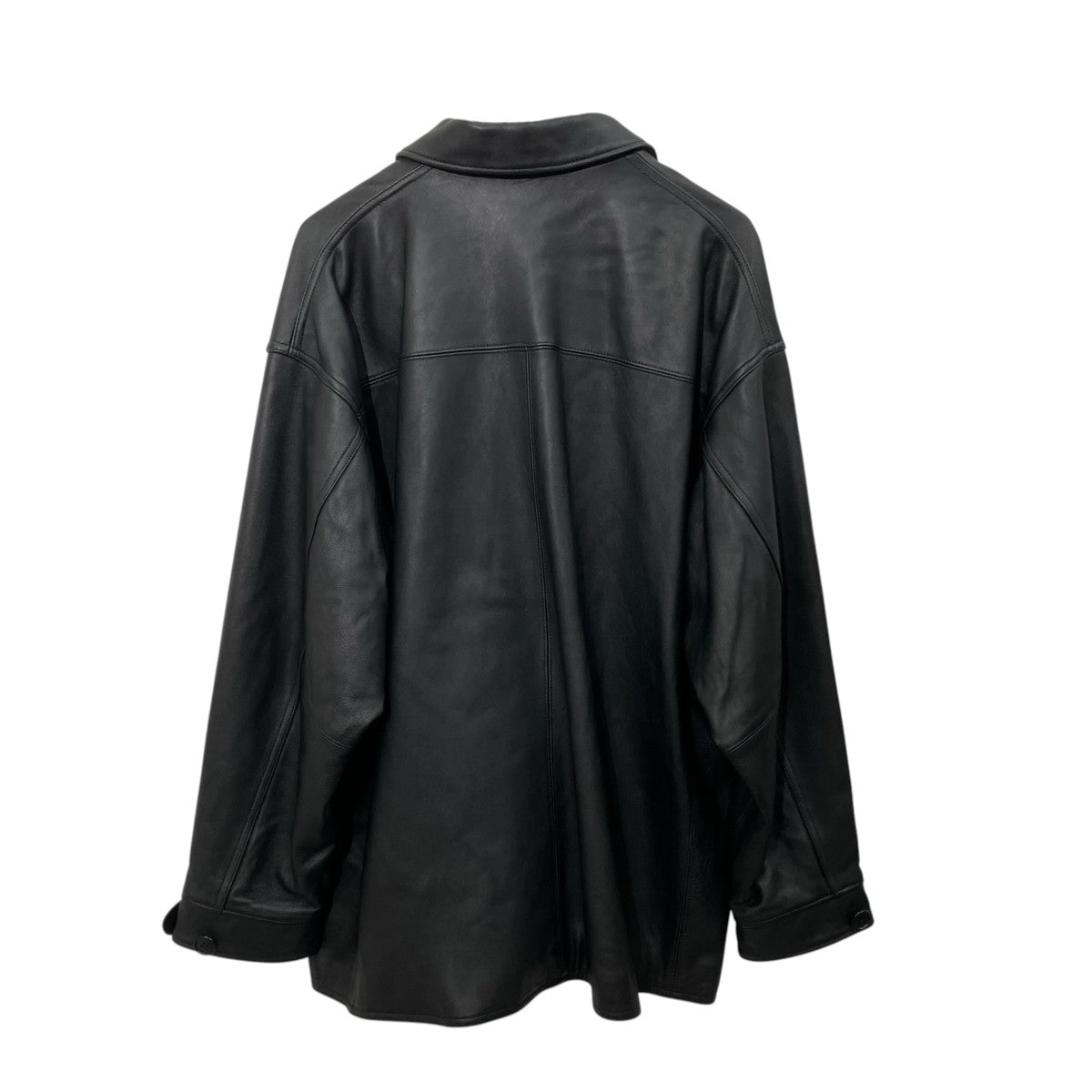 BEAMS レザーコート11-18-6163-202 古着・中古-2枚目のアイテム画像