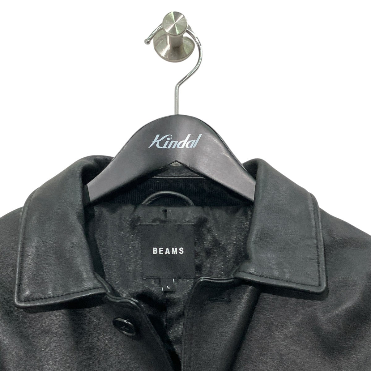 BEAMS レザーコート11-18-6163-202 古着・中古-3枚目のアイテム画像