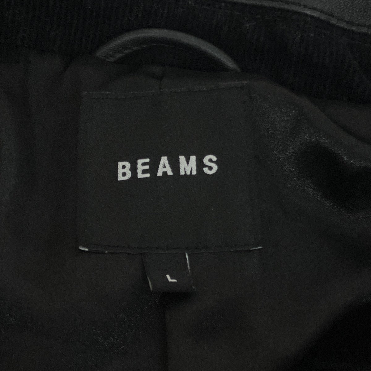BEAMS レザーコート11-18-6163-202 古着・中古-5枚目のアイテム画像