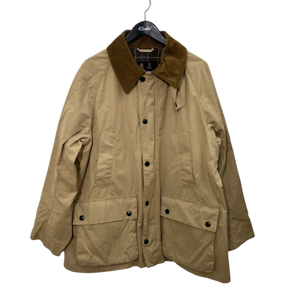 Barbour ビデイル ピーチスキン オーバーサイズフィット コットン ブルゾンジップジャケット241MCA0933 古着・中古-1枚目のアイテム画像
