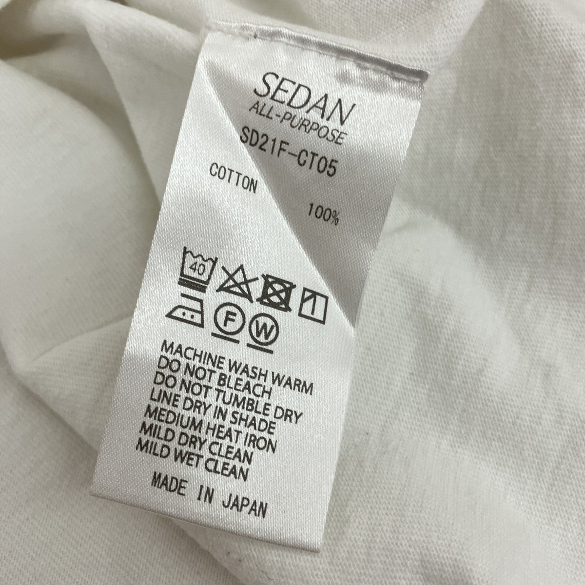 SEDAN ALL-PURPOSE ロングスリーブTシャツSD21F-CT05 古着・中古-5枚目のアイテム画像