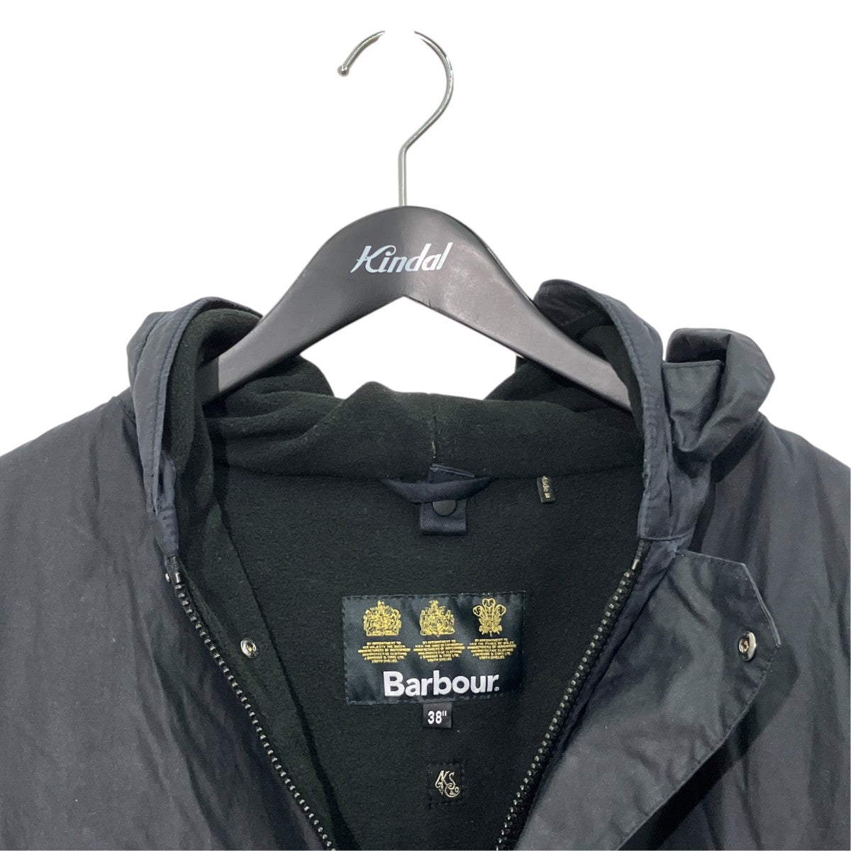 Barbour×KAPTAIN SUNSHINE Big Transporter Hoody Jacketオイルドジャケット2102448 古着・中古-3枚目のアイテム画像