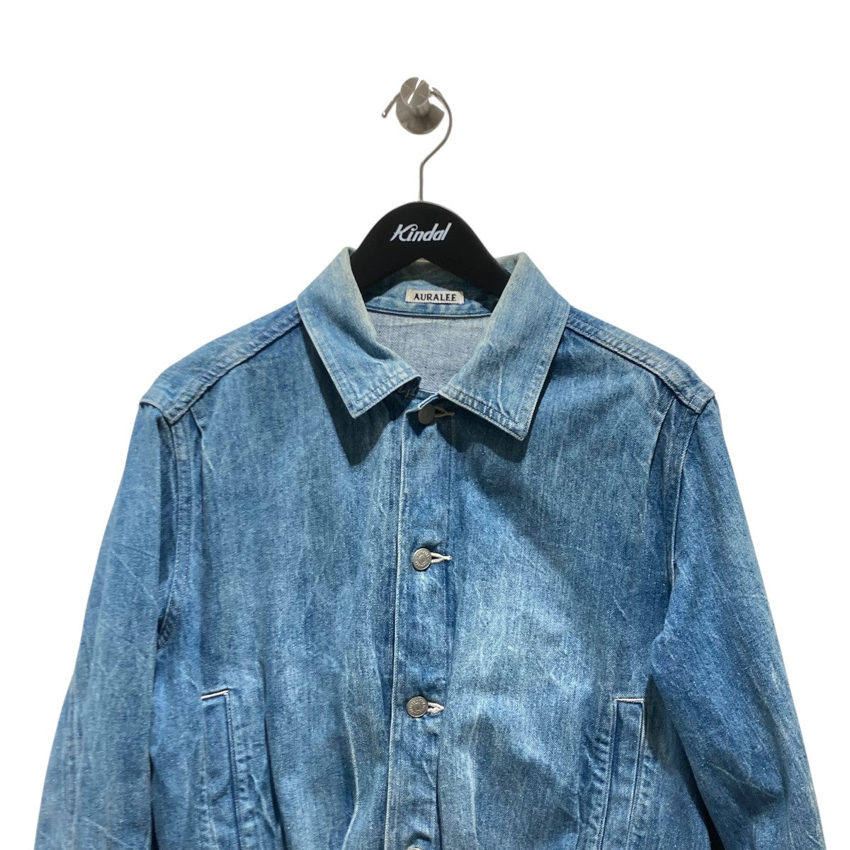 AURALEE(オーラリー) SELVEDGE FADED LIGHT DENIM BLOUSONデニム