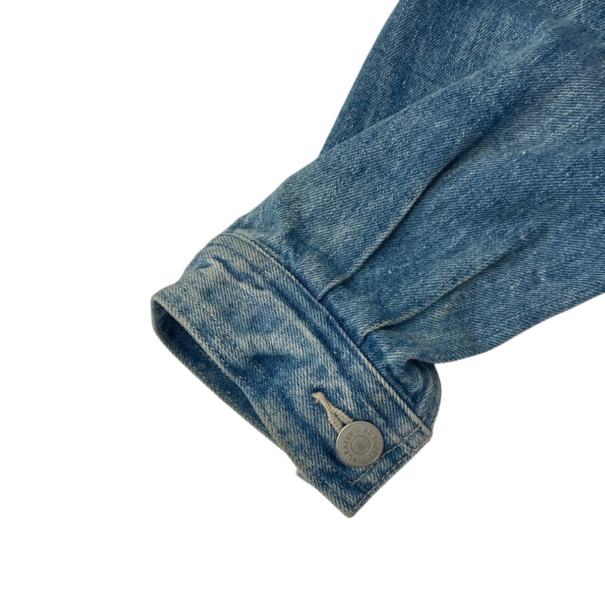 AURALEE SELVEDGE FADED LIGHT DENIM BLOUSONデニムジャケットA23SB03DE 古着・中古-5枚目のアイテム画像