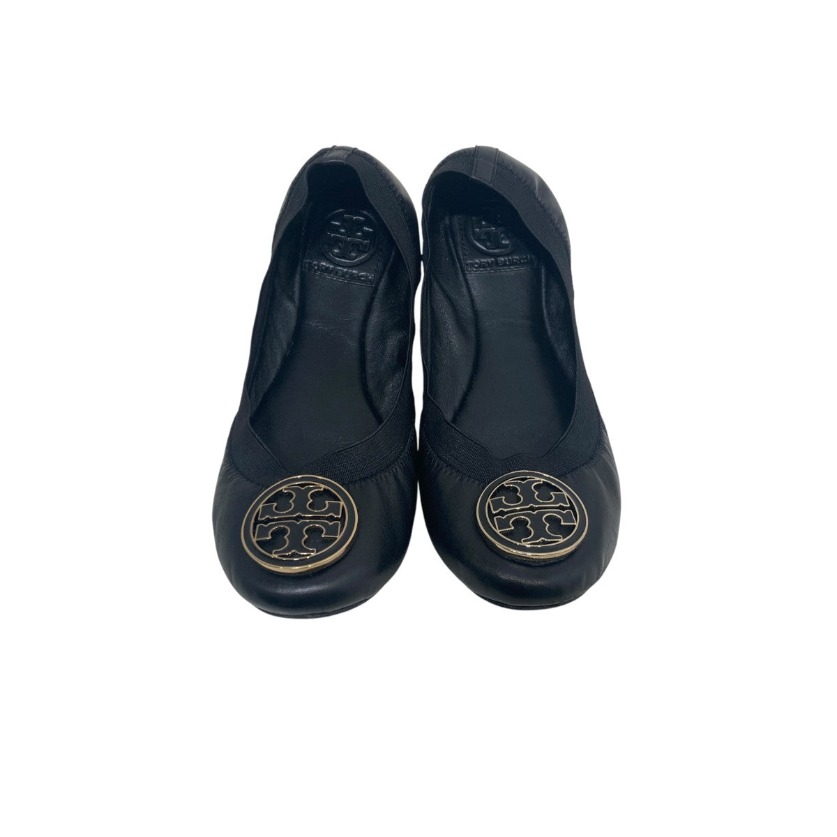 トリーバーチ フラットシューズ　ネイビー TORY BURCH(トリーバーチ) フラットシューズ ブラック サイズ 6.5
