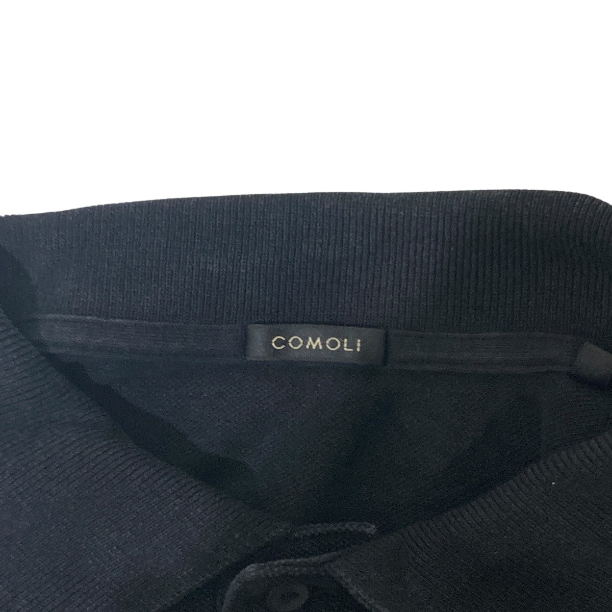 COMOLI 26SSフェード加工半袖ポロシャツD01-05042 古着・中古-7枚目のアイテム画像
