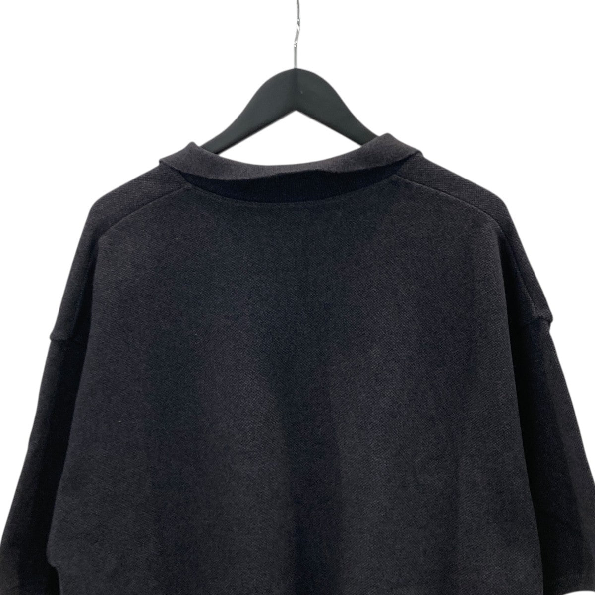 Light Moss Stitch Poloニットポロシャツ2401-005