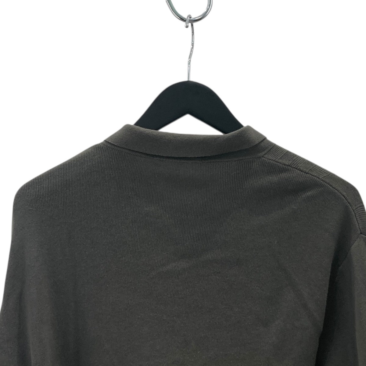 24SSButton Through Long Sleeve Knit Shirt襟付きニットカーディガンK7618