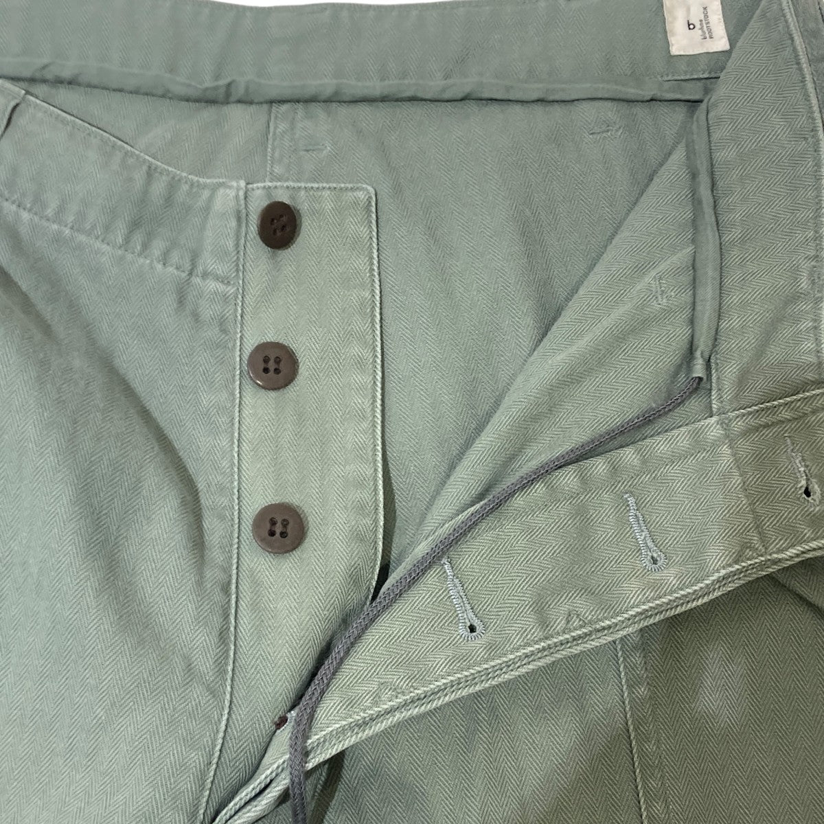 Cotton-HBT 43 Pants FadeSageカーゴパンツbROOTS25S2USD
