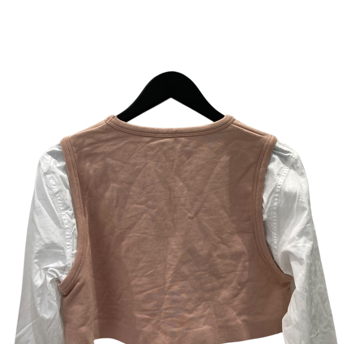 ロゴ クロップドレイヤードシャツP18EN2S E0614171