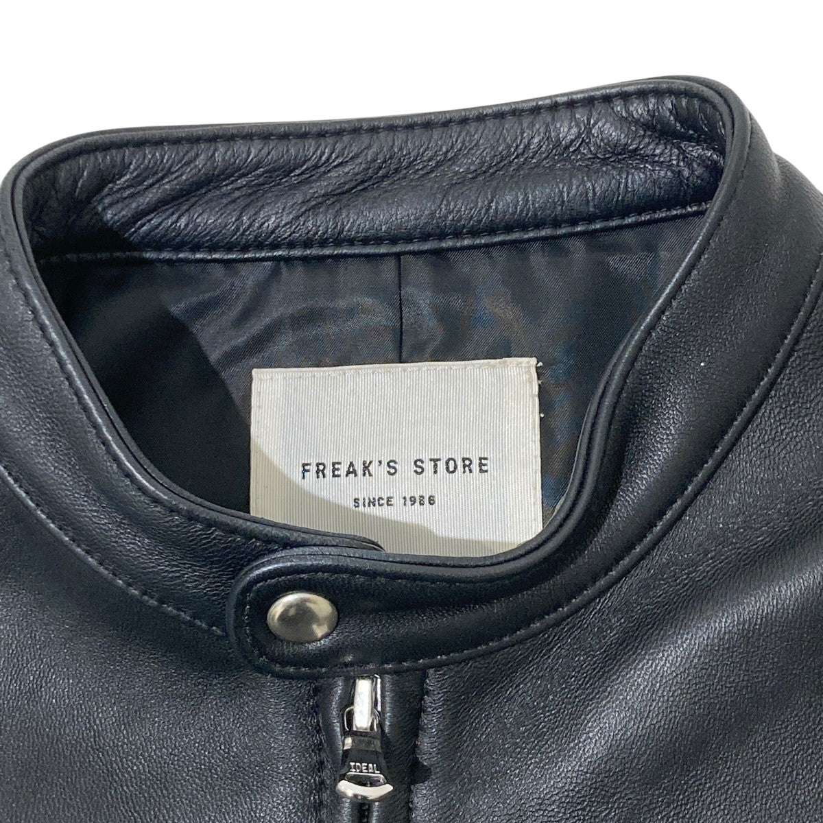 FREAK’S STORE シングルライダースジャケット／レザージャケット／革ジャン173-3503 古着・中古-5枚目のアイテム画像