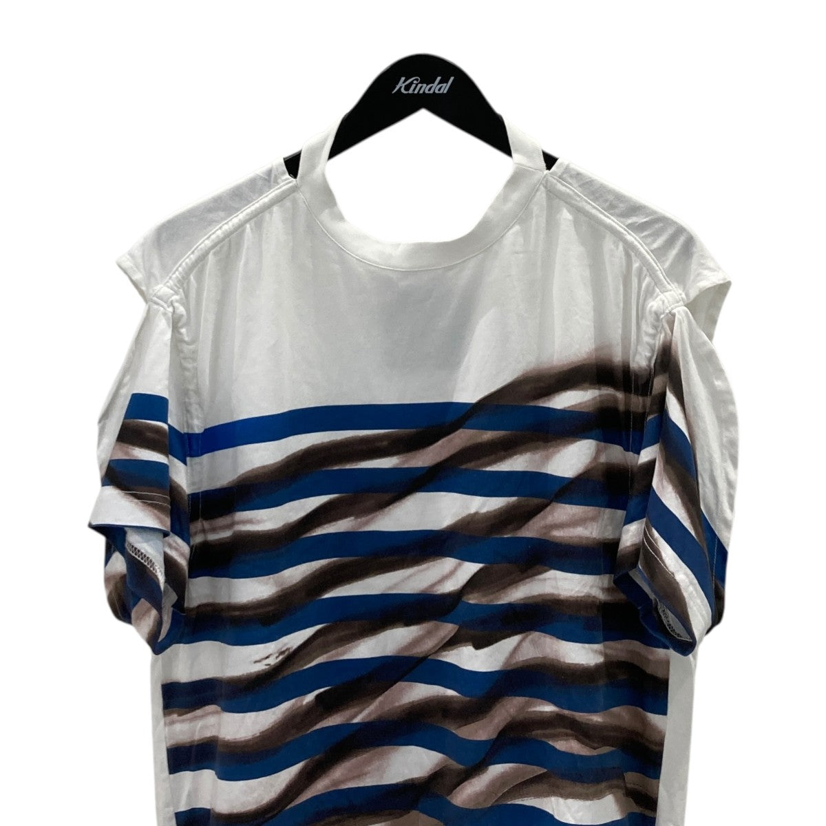 コンバーチブルボーダーTシャツ／半袖カットソー