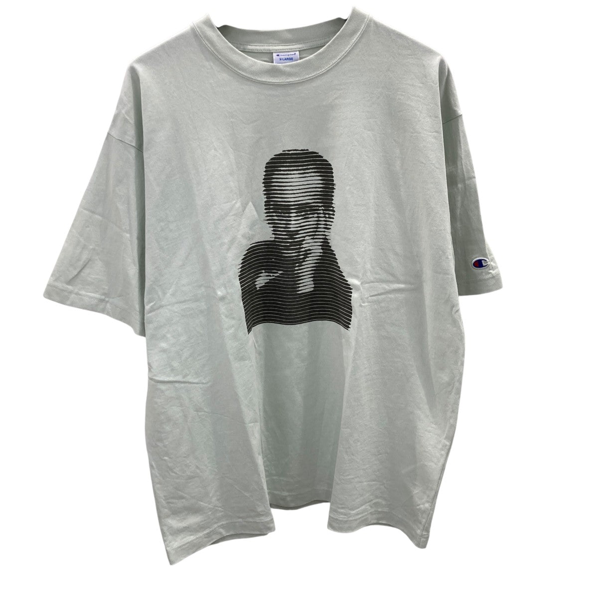 V．A． TOKYO×Champion VA FRAGMENT グロピウスTシャツ 古着・中古-1枚目のアイテム画像