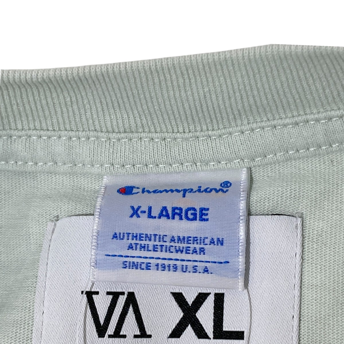 V．A． TOKYO×Champion VA FRAGMENT グロピウスTシャツ 古着・中古-5枚目のアイテム画像