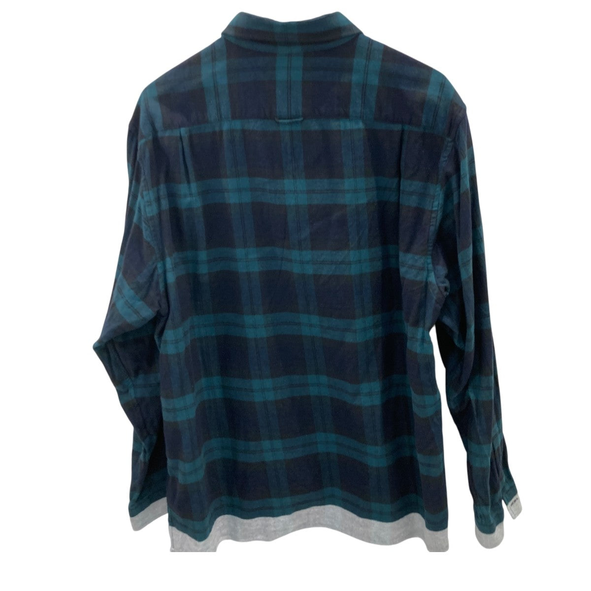 uniform experiment LINE FLANNEL BIG REGULAR COLLAR SHIRTチェックシャツUE-212035 古着・中古-3枚目のアイテム画像