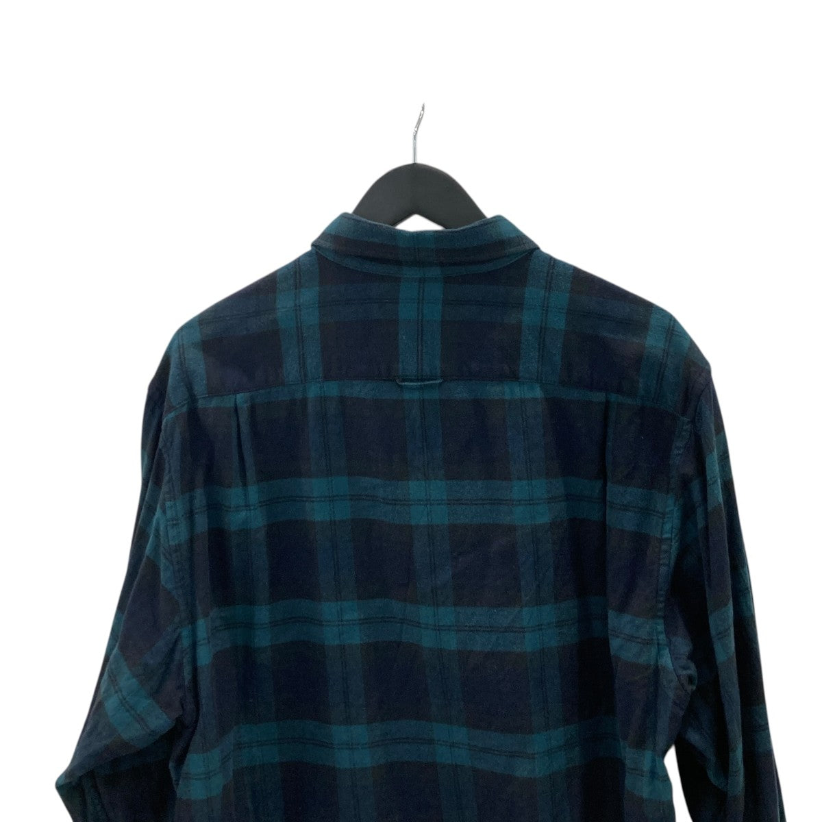 uniform experiment LINE FLANNEL BIG REGULAR COLLAR SHIRTチェックシャツUE-212035 古着・中古-4枚目のアイテム画像