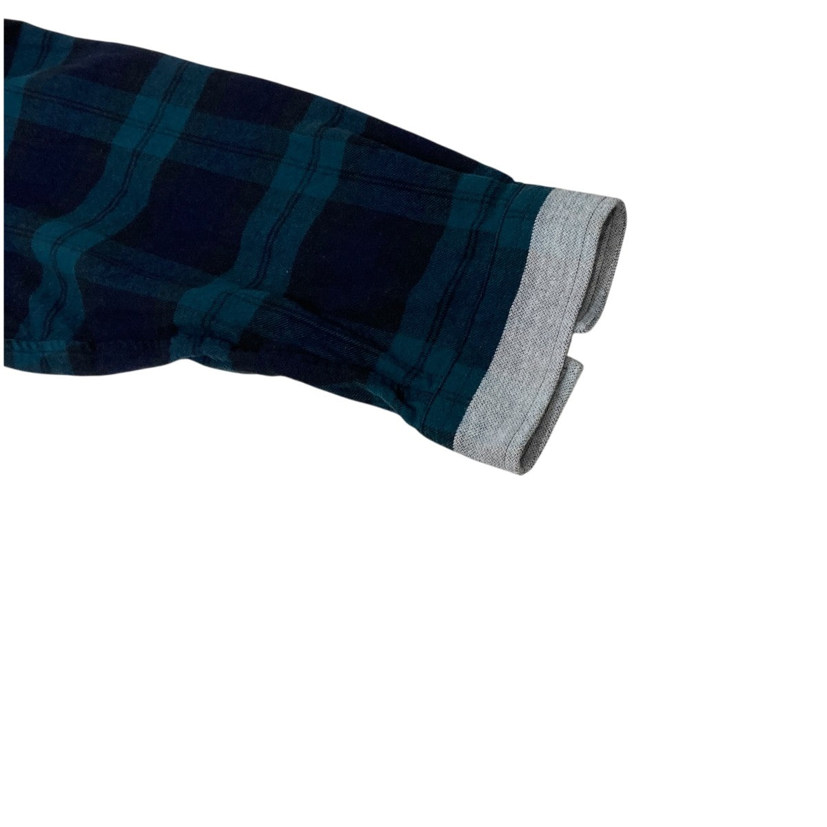 uniform experiment LINE FLANNEL BIG REGULAR COLLAR SHIRTチェックシャツUE-212035 古着・中古-6枚目のアイテム画像