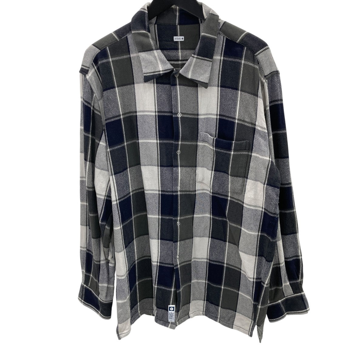SEQUEL CHECK NEL SHIRTチェックネルシャツ 古着・中古-1枚目のアイテム画像