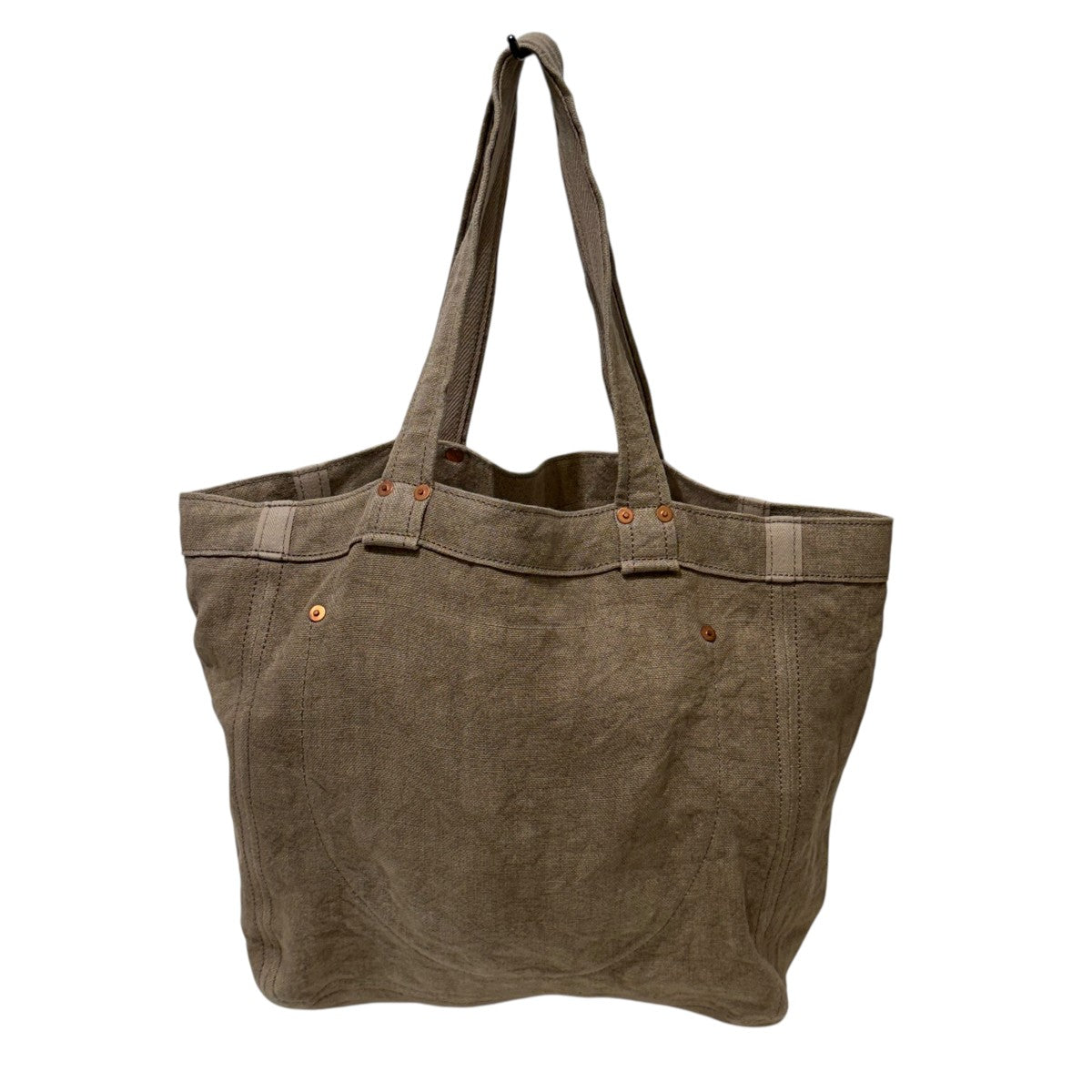 LINEN CANVAS TOTE Mトートバッグ