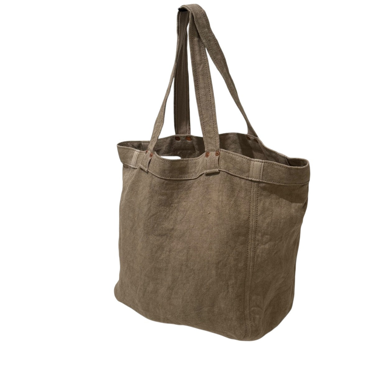 LINEN CANVAS TOTE Mトートバッグ
