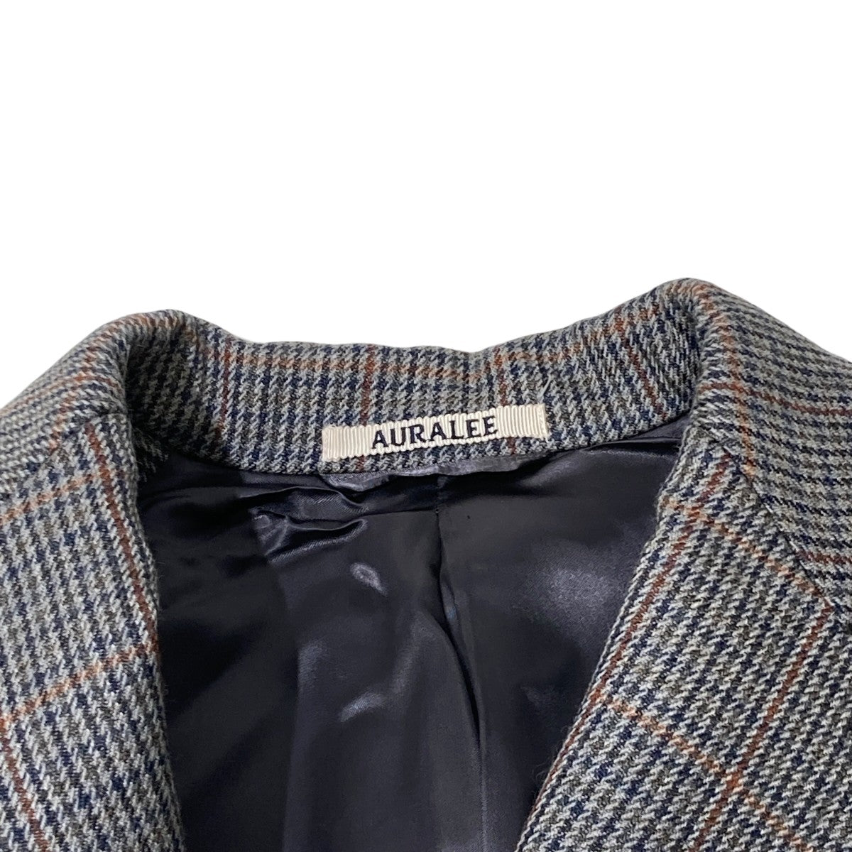 DOUBLE FACE CHECK DOUBLE-BREASTED COATチェスターコート／チェックコート／ダブルコートA8AC03BN
