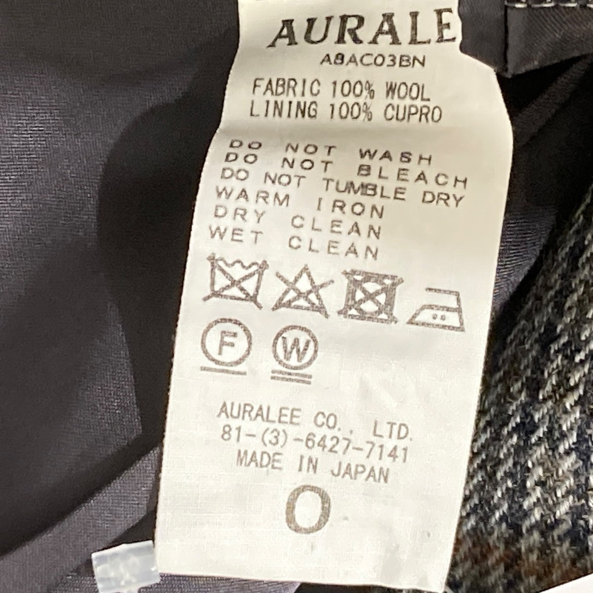 DOUBLE FACE CHECK DOUBLE-BREASTED COATチェスターコート／チェックコート／ダブルコートA8AC03BN