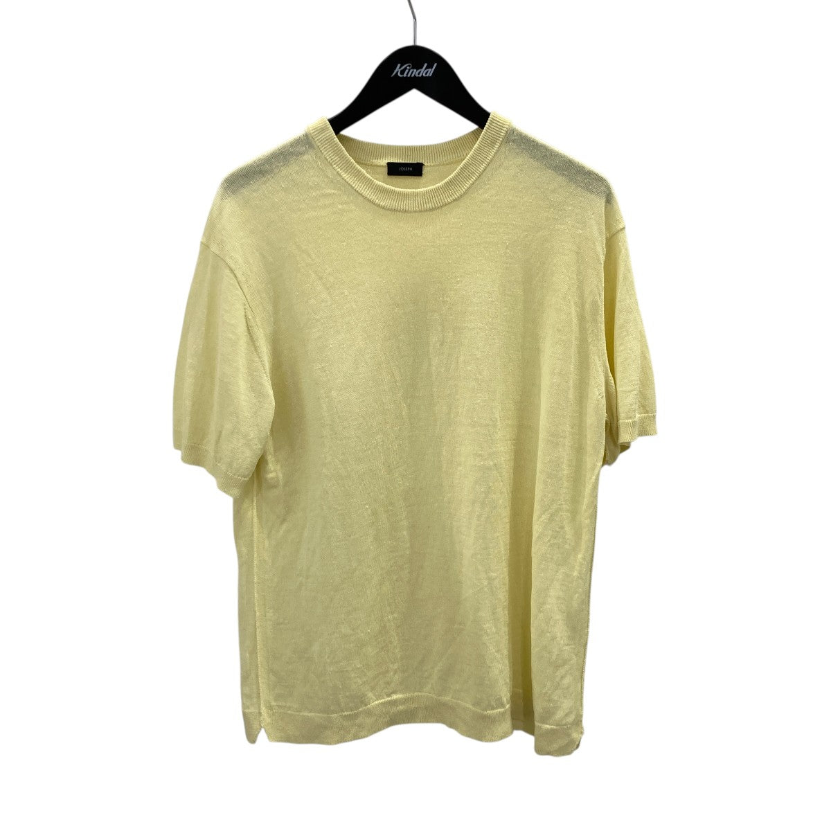 リネンナイロンプレーン半袖ニット／半袖カットソー／TシャツKRJHSA0601