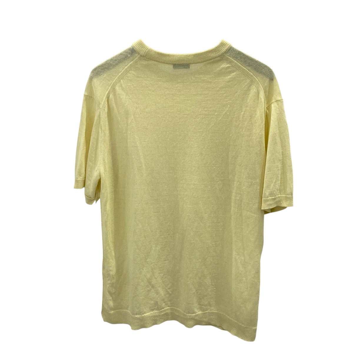 リネンナイロンプレーン半袖ニット／半袖カットソー／TシャツKRJHSA0601