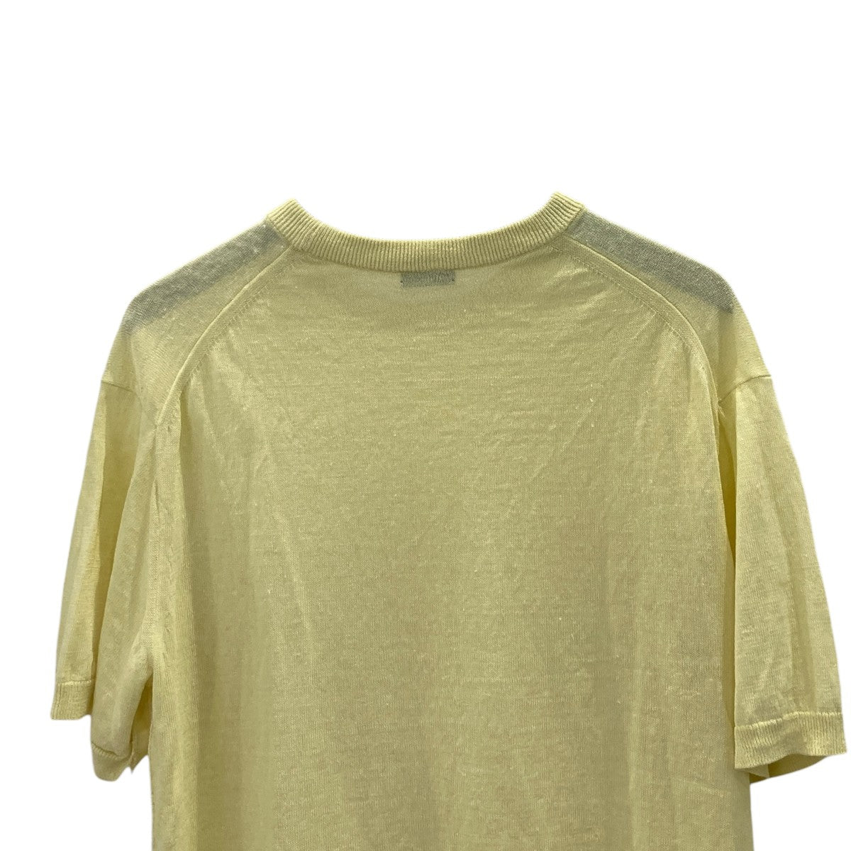 リネンナイロンプレーン半袖ニット／半袖カットソー／TシャツKRJHSA0601