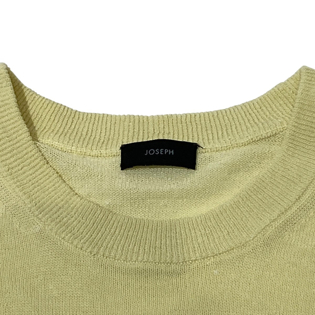 リネンナイロンプレーン半袖ニット／半袖カットソー／TシャツKRJHSA0601