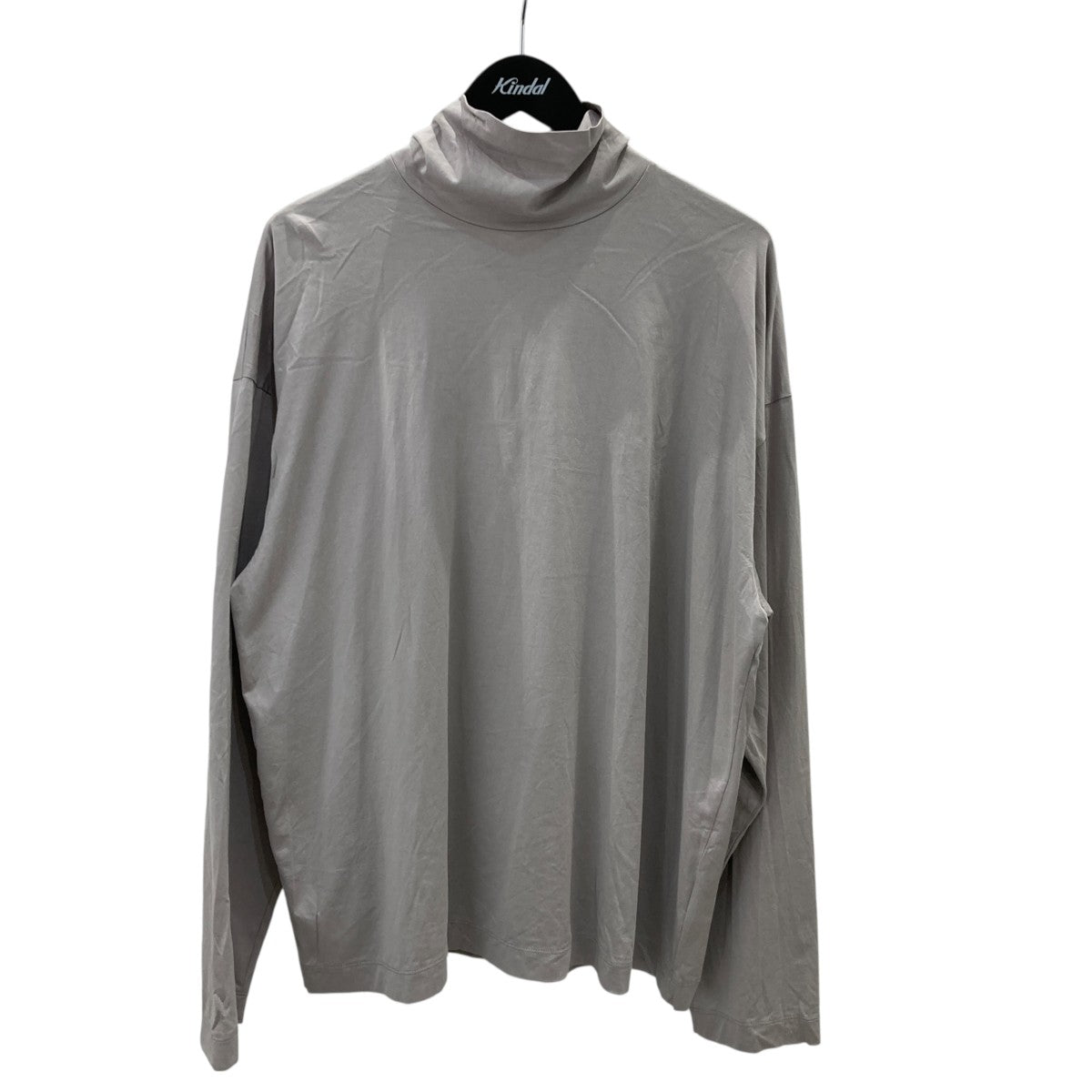 ORGANIC GIZA 80 2 KNIT COMFORT FIT TEE TURTLE NECKタートルネックカットソーA24C04CS02C