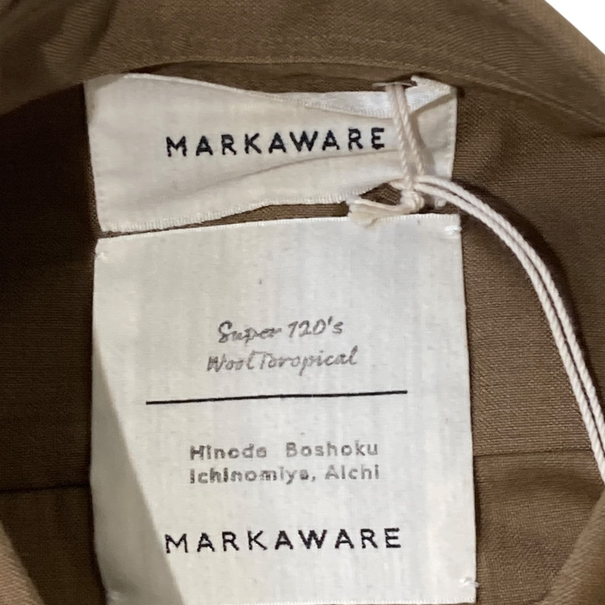 23SSCOMFORT FIT SHIRT SUPER120s WOOL TROPICAL長袖シャツA23A-13SH01C