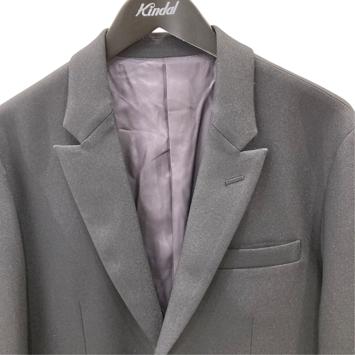 RETORO POLYESTER TWILL -2B SEMI PEAKED LAPEL JACKETテーラードジャケットM18101