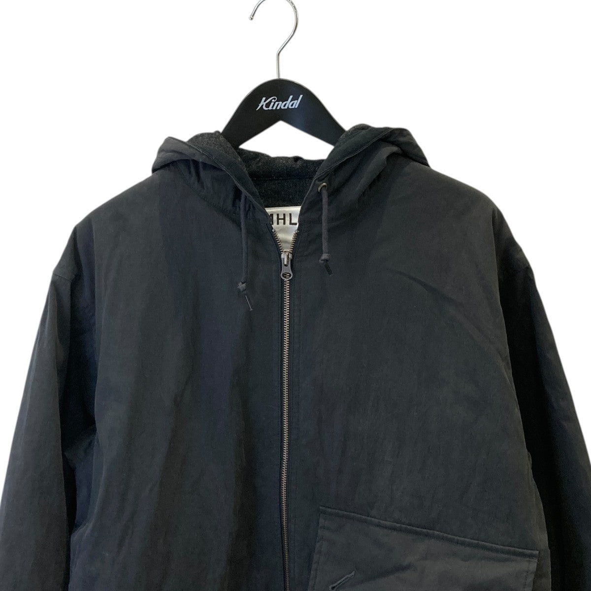 PADDED COTTON NYLONフーデッドジャケット595-2225503