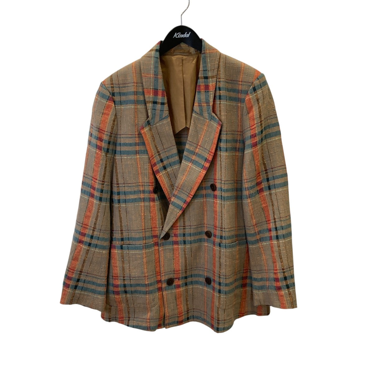 CHAMBRAY CHECK DOUBLE JACKETダブルジャケット679100