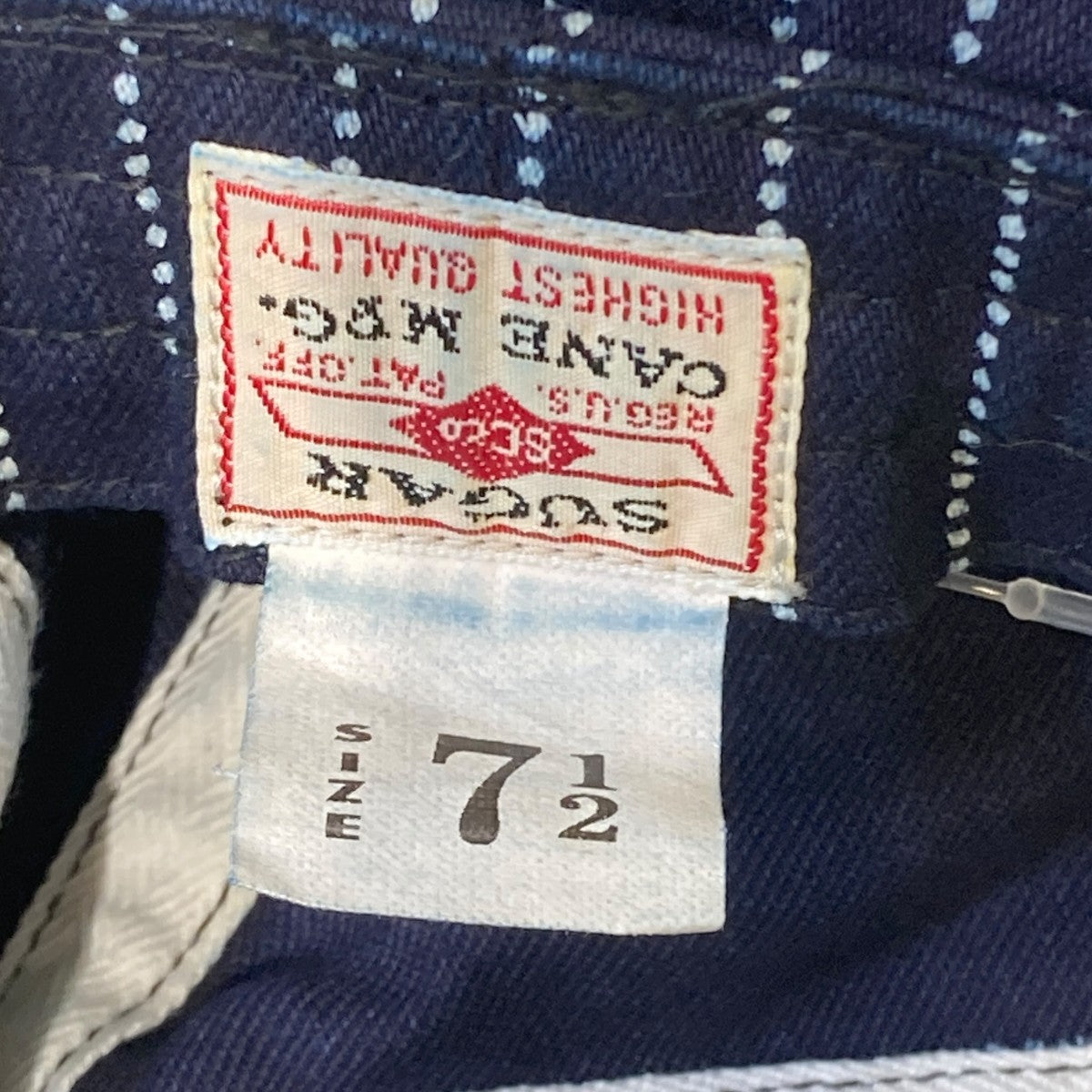 9oz．WABASH STRIPE APPLEJACK CAPストライプキャスケットSC02070