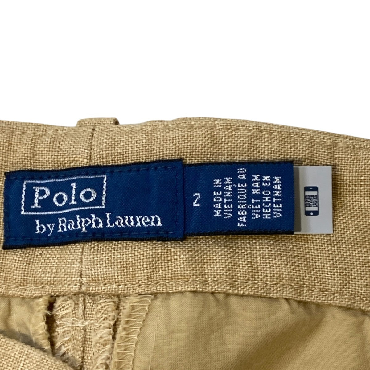 ralph lauren イタリア製 リネン パンツ POLO RALPH LAUREN(ポロラルフローレン) リネンパンツ ベージュ サイズ