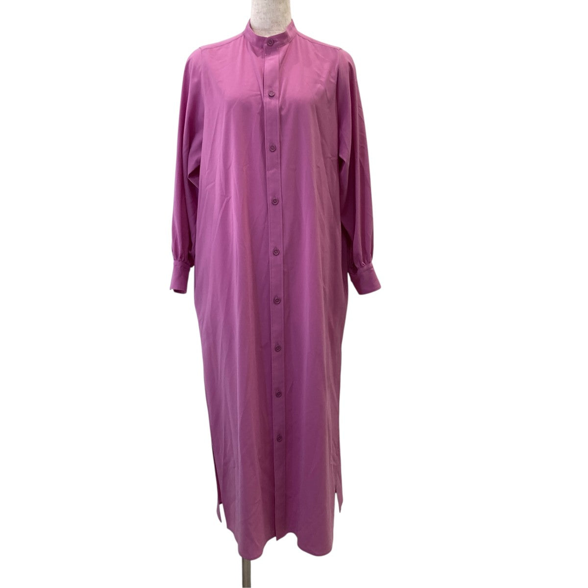MAXI SHIRT DRESSシャツワンピース222-16141 044